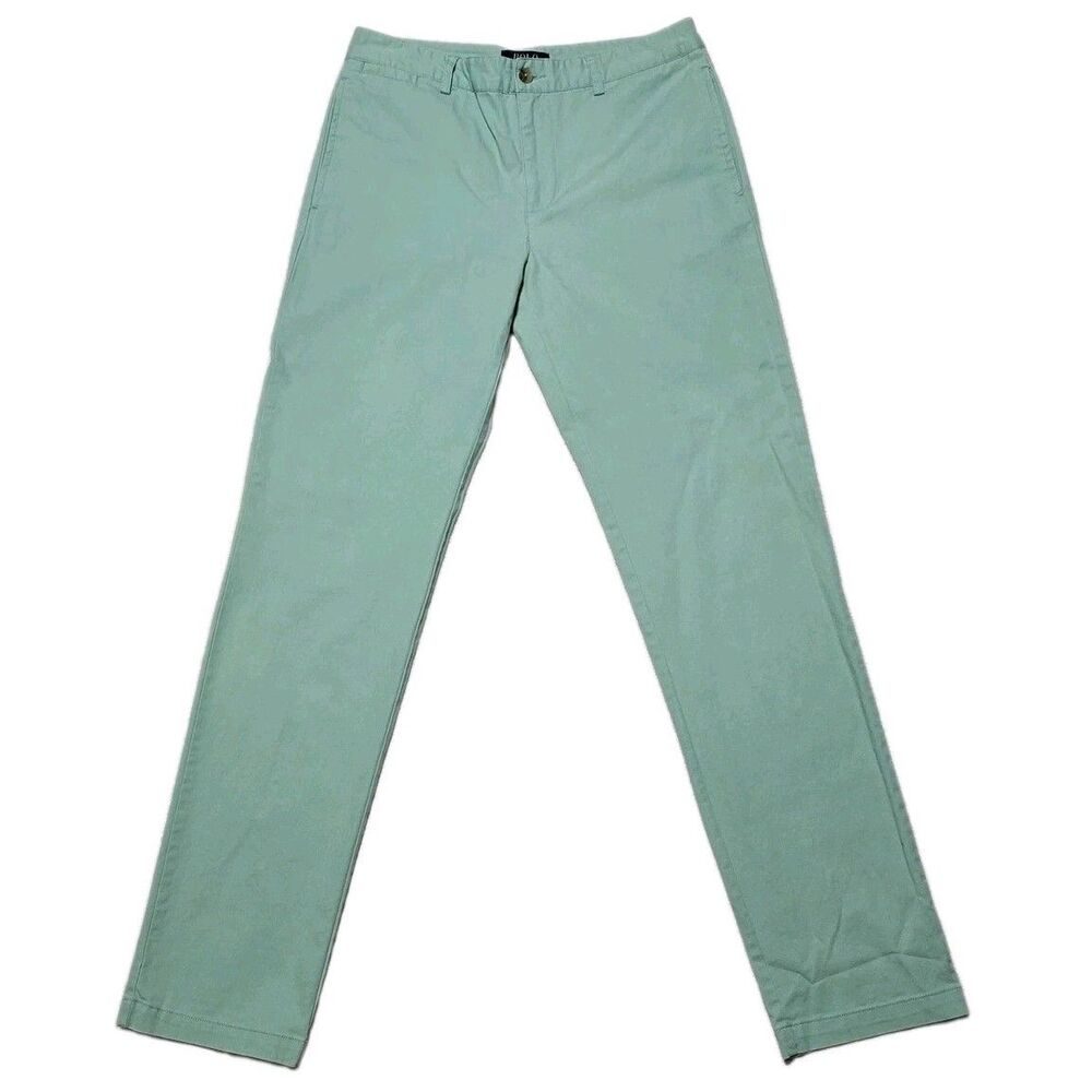 Polo Ralph Lauren Youth Boy's Size 18 (30x31) Flat Front Green Chino Pants